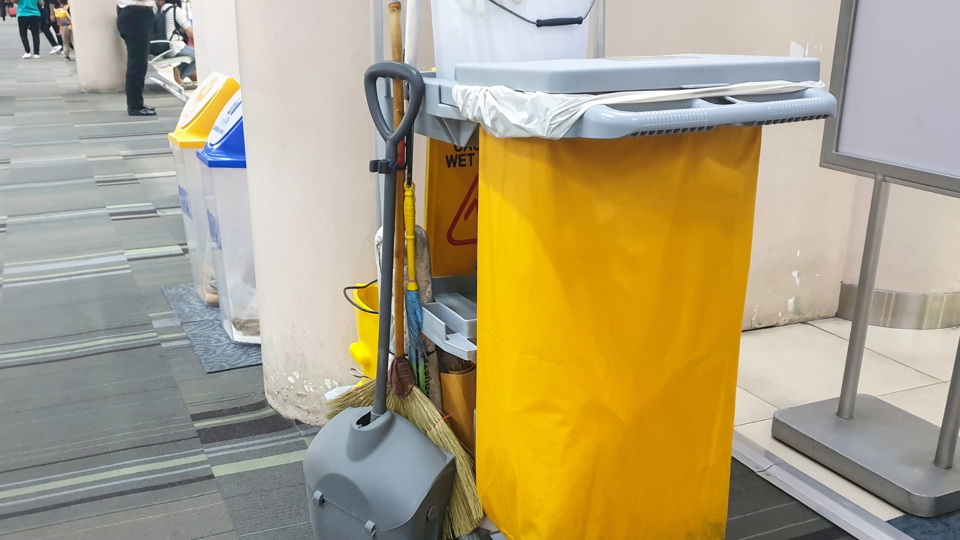 janitorial bin
